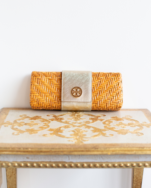 Tory Burch Wicker Clutch