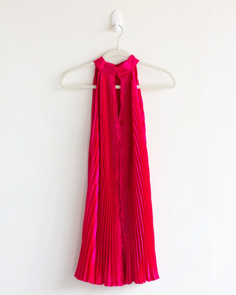 Lidee Fuchsia Mini Dress