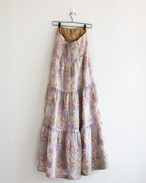 Elliatt Floral Black Tie Gown