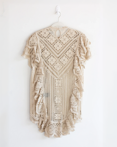Isabel Marant Nude Crochet Dress