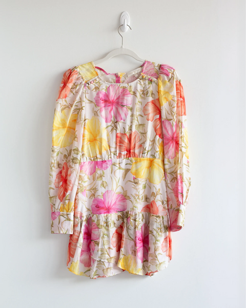 Loveshackfancy Cotton Floral Mini Dress