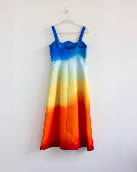Leo Lin Ombre Sunset Dress