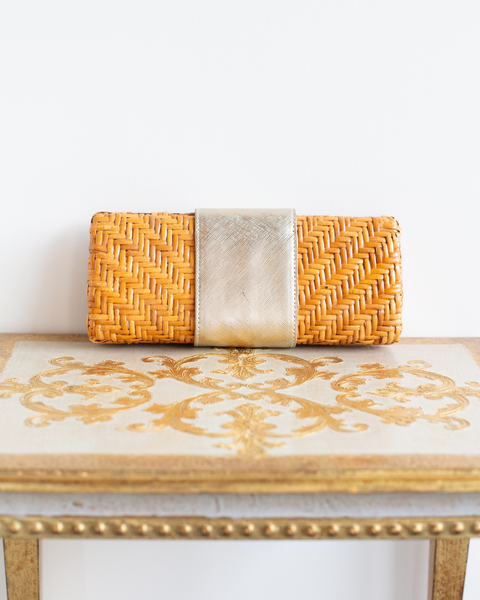 Tory Burch Wicker Clutch