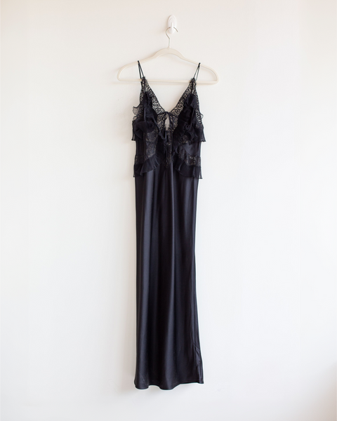 Alexander Wang Black Lace Maxi Dress