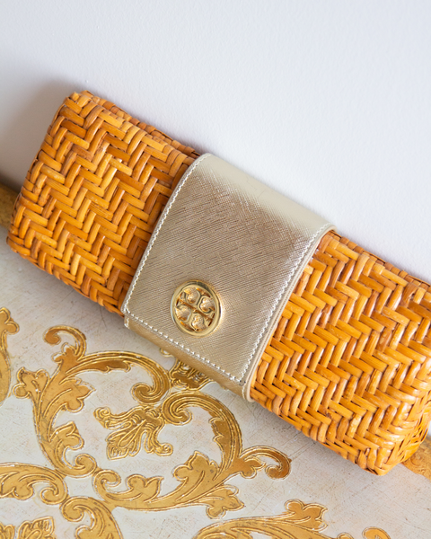 Tory Burch Wicker Clutch