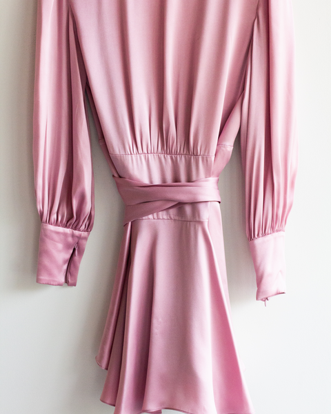 Zimmermann Pink Wrap Dress