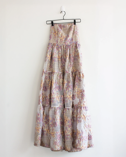 Elliatt Floral Black Tie Gown