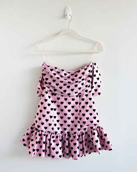 Loveshackfancy Heart Mini Dress