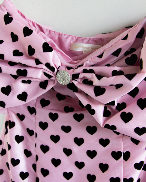 Loveshackfancy Heart Mini Dress