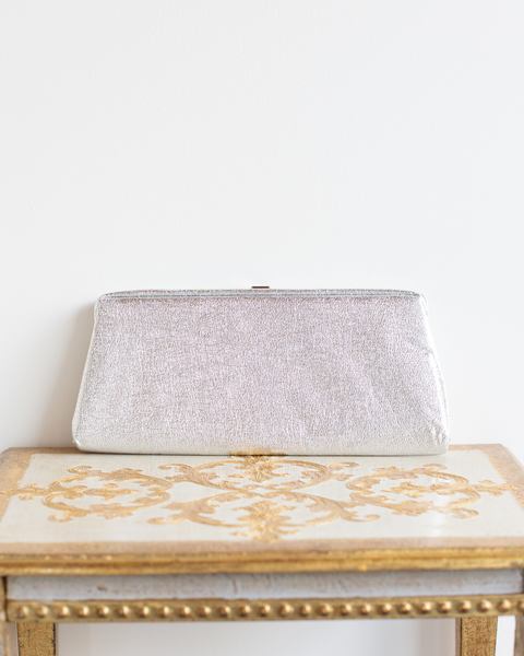 Vintage Silver Clutch