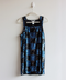 Retrofete Blue Sequin Wrap Dress