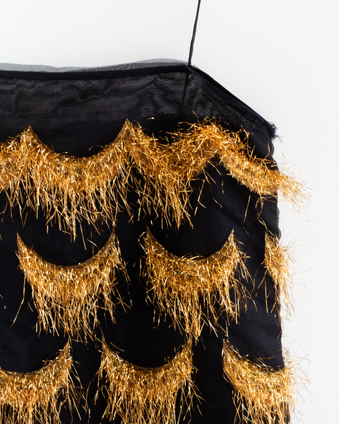 Ulla Johnson Gold Embellished Party Dress