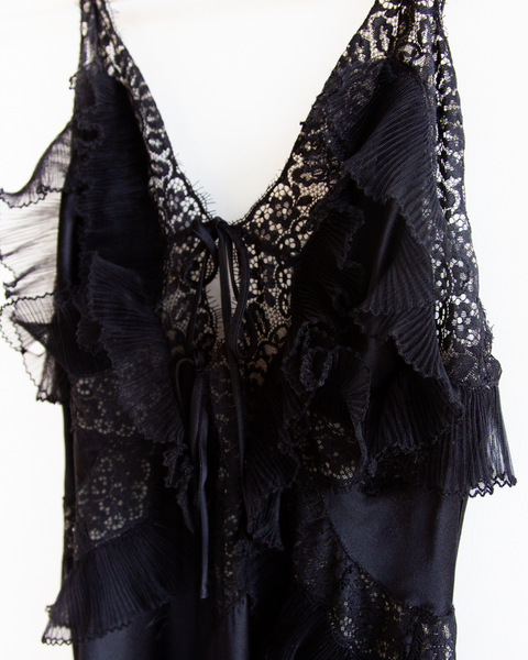 Alexander Wang Black Lace Maxi Dress