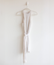 Retrofete White Sequin Wrap Dress