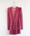 Sabina Musayev Pink Shimmer Cocktail Dress