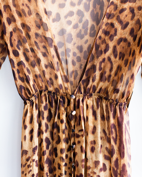 Rat And Boa Vintage Leopard Top