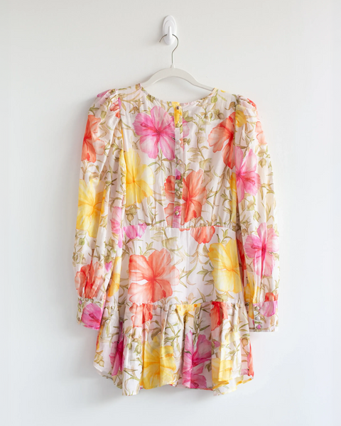 Loveshackfancy Cotton Floral Mini Dress