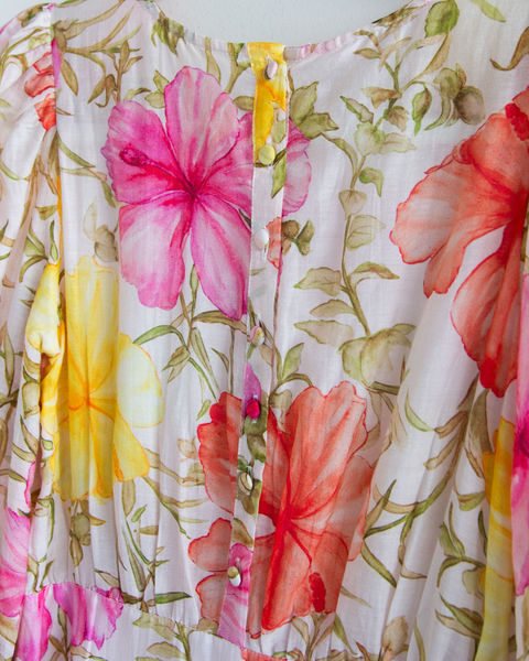 Loveshackfancy Cotton Floral Mini Dress