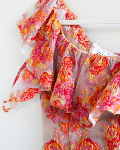 Elliatt Floral One Shoulder Dress