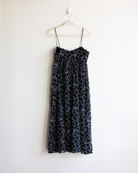 Ulla Johnson Navy Midi Dress