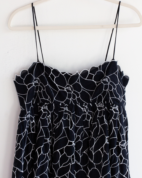 Ulla Johnson Navy Midi Dress